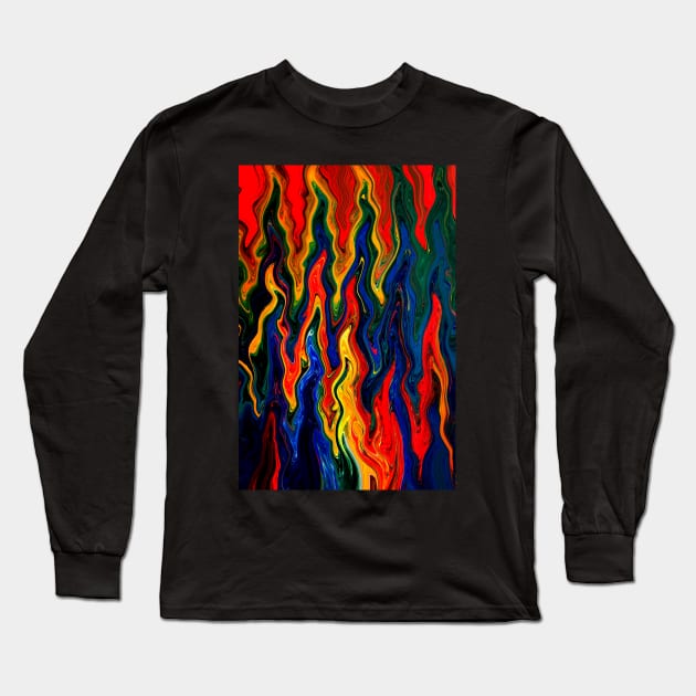 Melting Bauhaus Long Sleeve T-Shirt by KodeLiMe